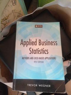 APPLIED BUSINESS STATISTICS  - cover image