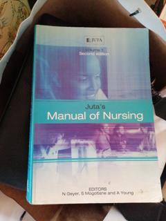 Jutas Manual of Nursing  - cover image