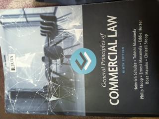 General Principles of Commercial Law  - cover image
