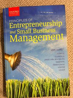 Principles of Entrepreneurship and Small Business - cover image