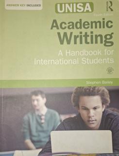 Academic writting a handbook for international students - cover image