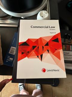 Commercial Law - cover image