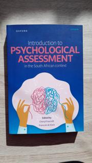 Introduction to Psychological Assessment in the South Africa - cover image