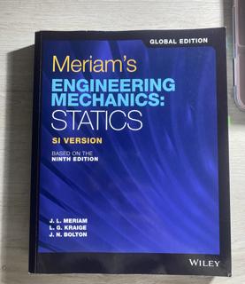 Meriamâs Engineering Mechanics: Statics - cover image