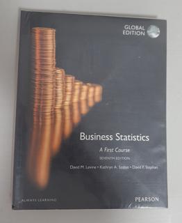 Business Statistics A First Course - cover image