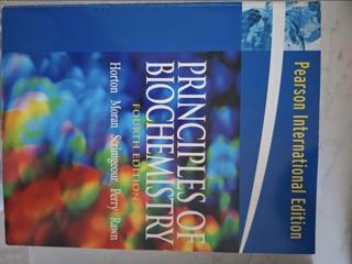 Principles of Biochemistry Pearson international edition - cover image